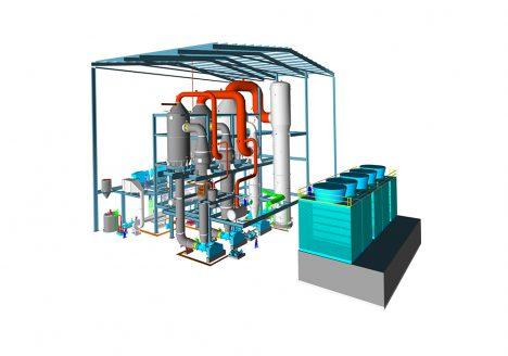Lösungseindampfung und Salzherstellung