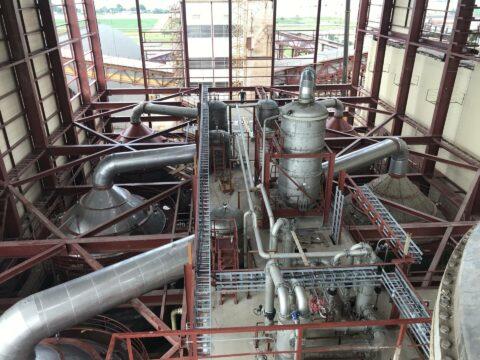 Large-Scale Plant for the Production of Potassium Chloride (MOP) from Clarified Hot Solution