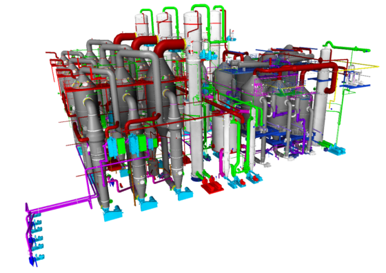 Crystallization plant for NaCl, KCl, and mixed salts