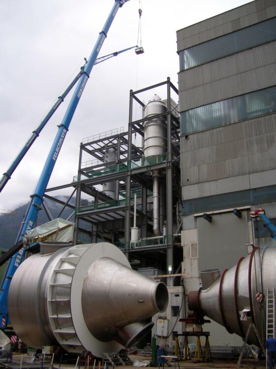Erection of the crystallization plant