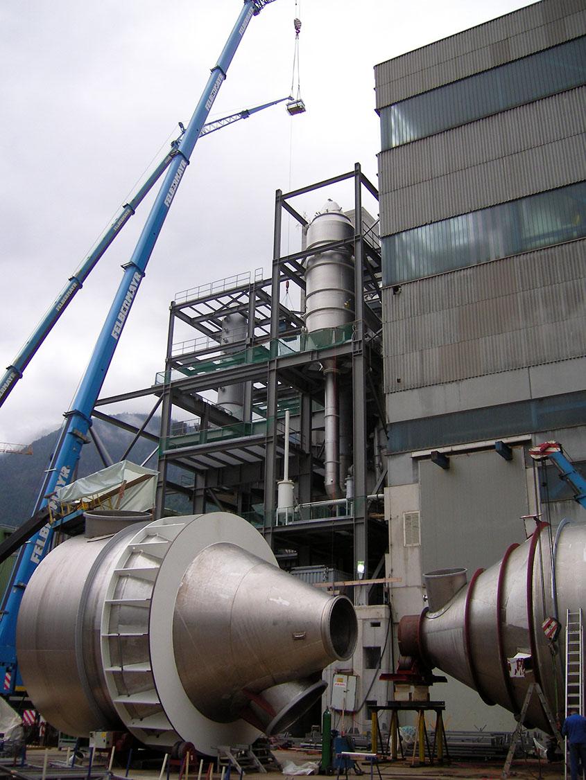 Erection of the NaCl plant