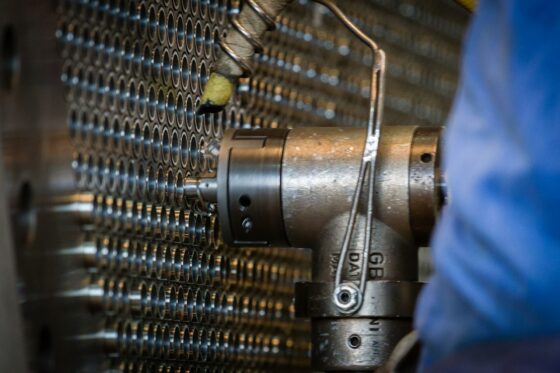 Shell-and-tube heat exchanger manufacturing