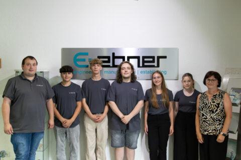 Start of apprenticeship for 5 new apprentices at EBNER