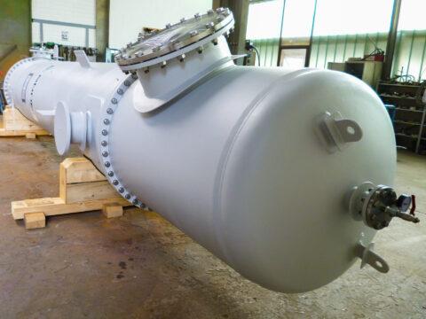 Production of a spare condenser for a publicly listed chemical company